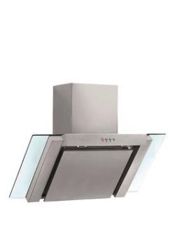 Baumatic Be900Gl 90Cm Chimney Hood - Stainless Steel/Glass